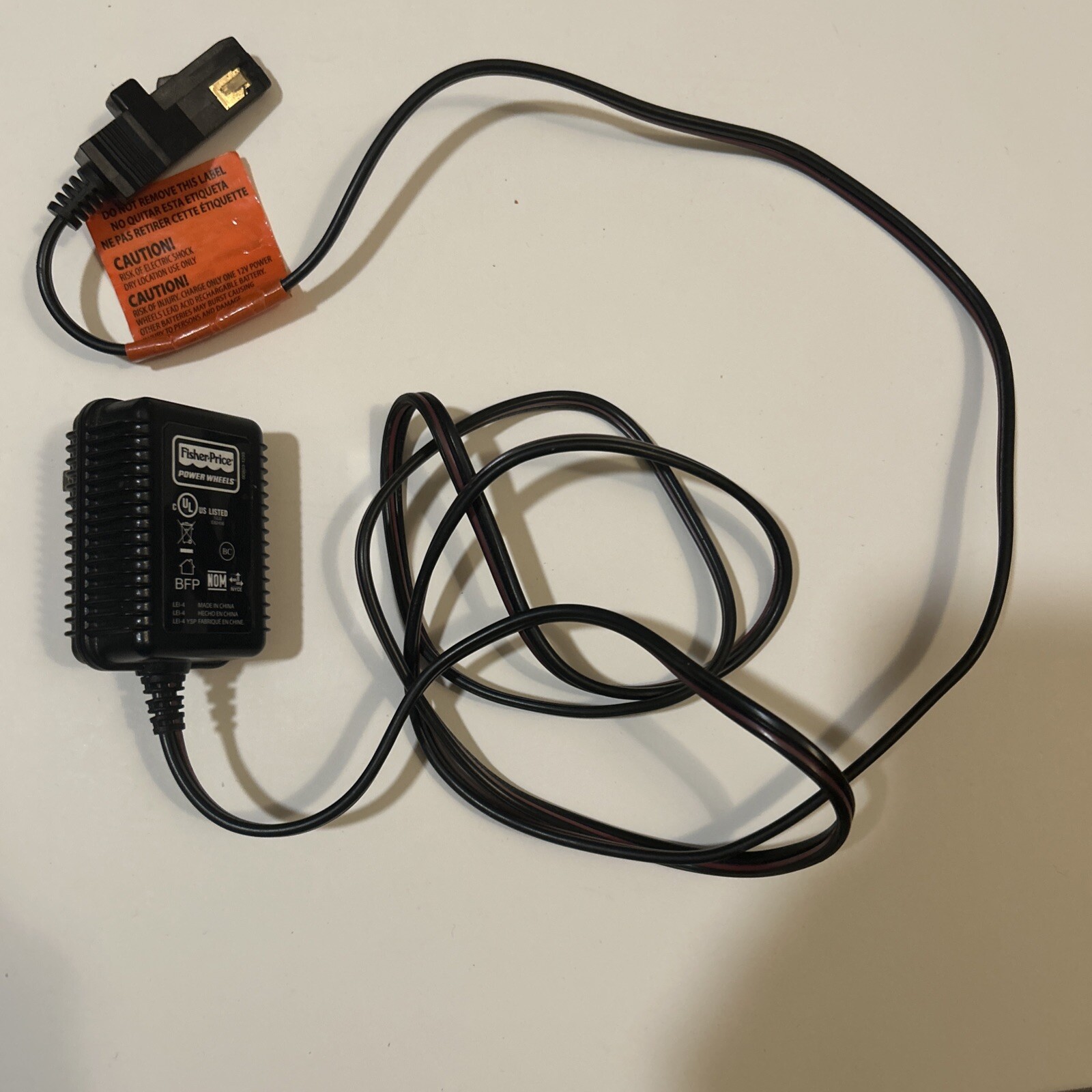Fisher Price Power Wheels 00803-1295 6V Class 2 Battery Charger OEM Genuine