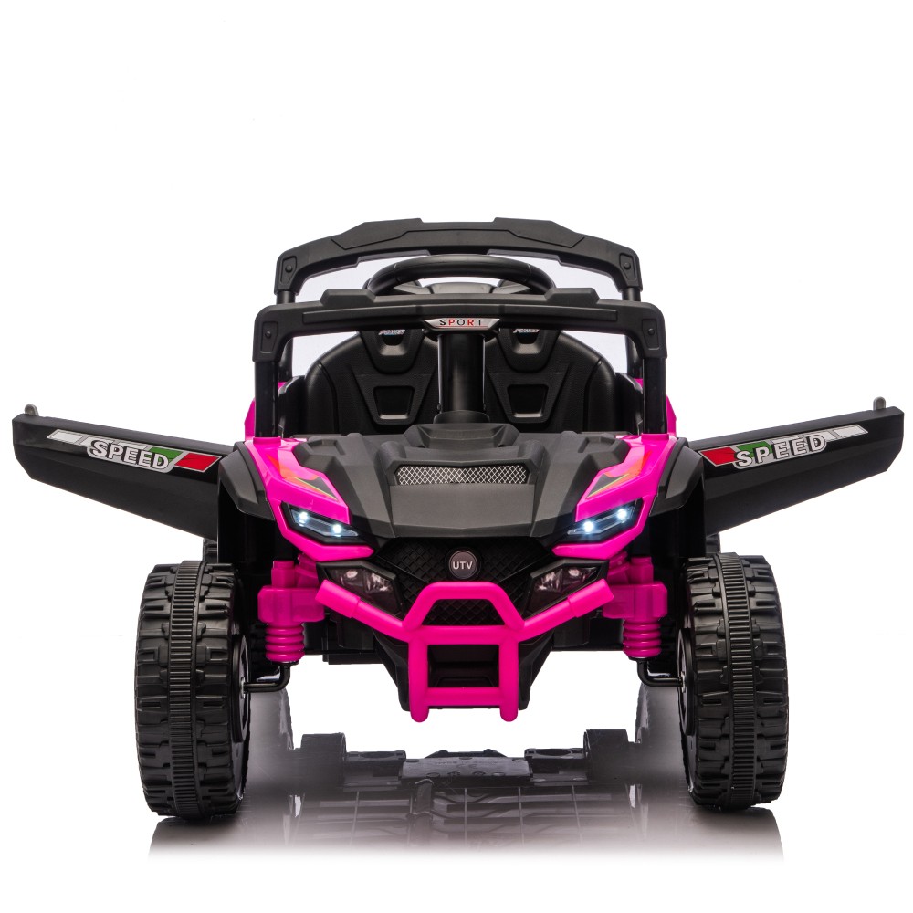 24V Kids Electric , 2.4G Parent Remote, 4-Wheel Suspension Anti-Collision Bar