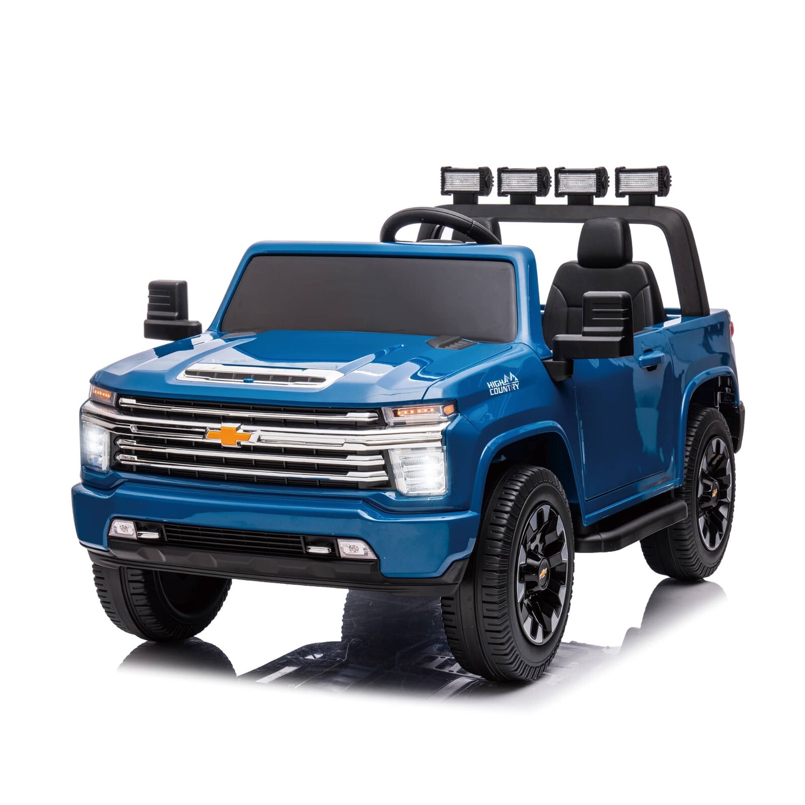 Licensed Silverado Ride on Truck 24V Electric Car 2 Seater with Remote for Kids