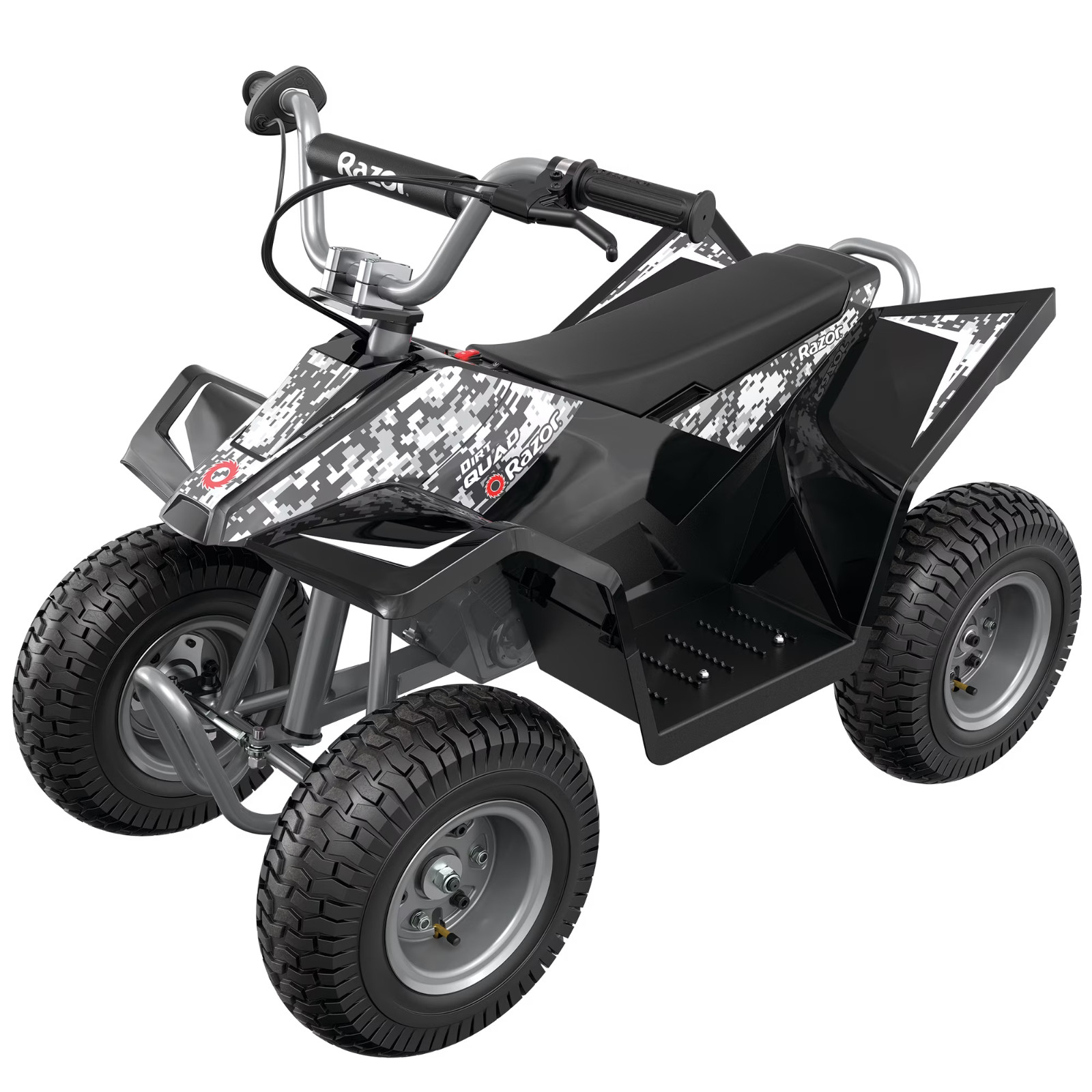 Razor Dirt Quad 24V Powered Ride-on 12″ Knobby Tires up to 8 mph Electric 4-Whee