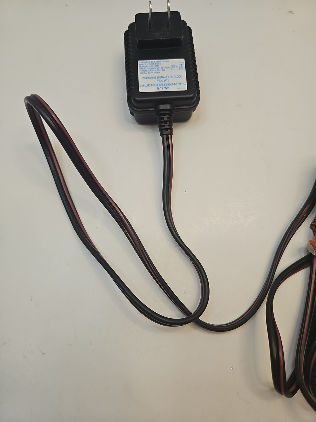 Fisher Price Power Wheels Charger 00801-1781 6V Battery AC Adapter 6 Volt | A1