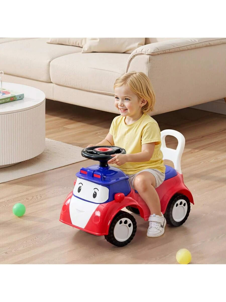 Ride On Push Car Toddler 19-36 Months Music Storage 55lbs Boys Girls