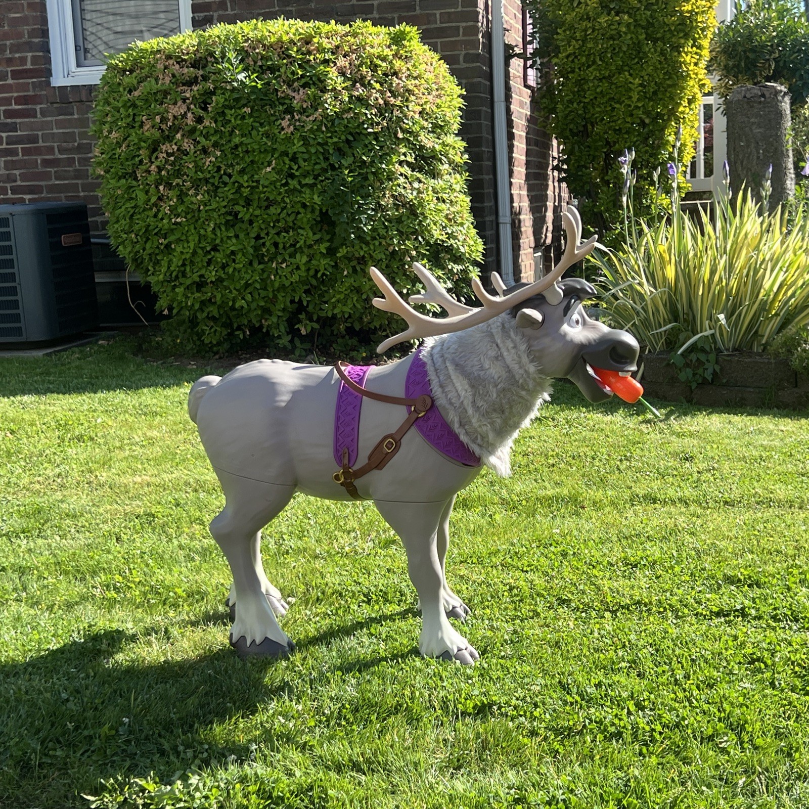 Disney Frozen 2 Playdate Sven Ride-On Reindeer Child Size Toy with Sounds
