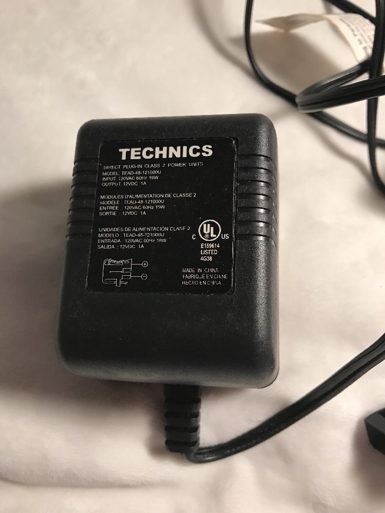 Technics TEAD-48-0121000u 12v DC Ride-On Car Battery Charger, AC Adapter