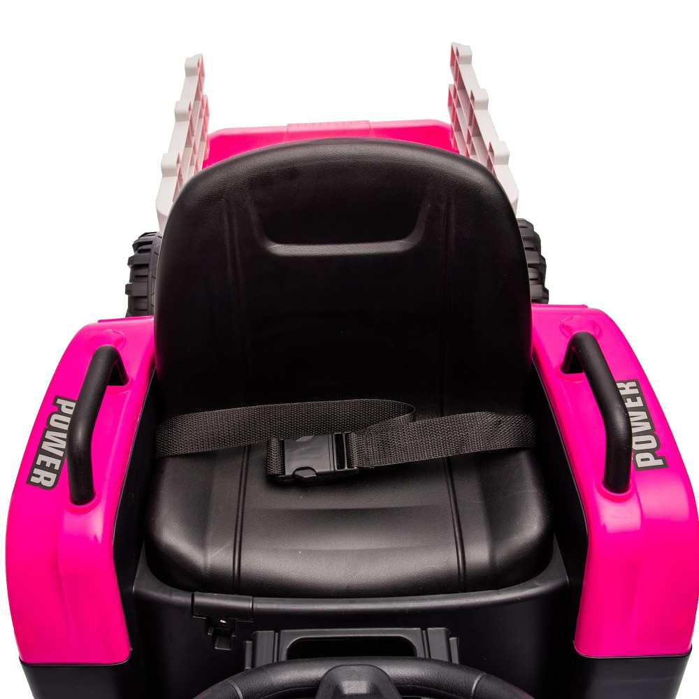 24V Battery Electric Ride on Tractor w/ Trailer 200w*2motor 1.86-4.97MPH/Remote