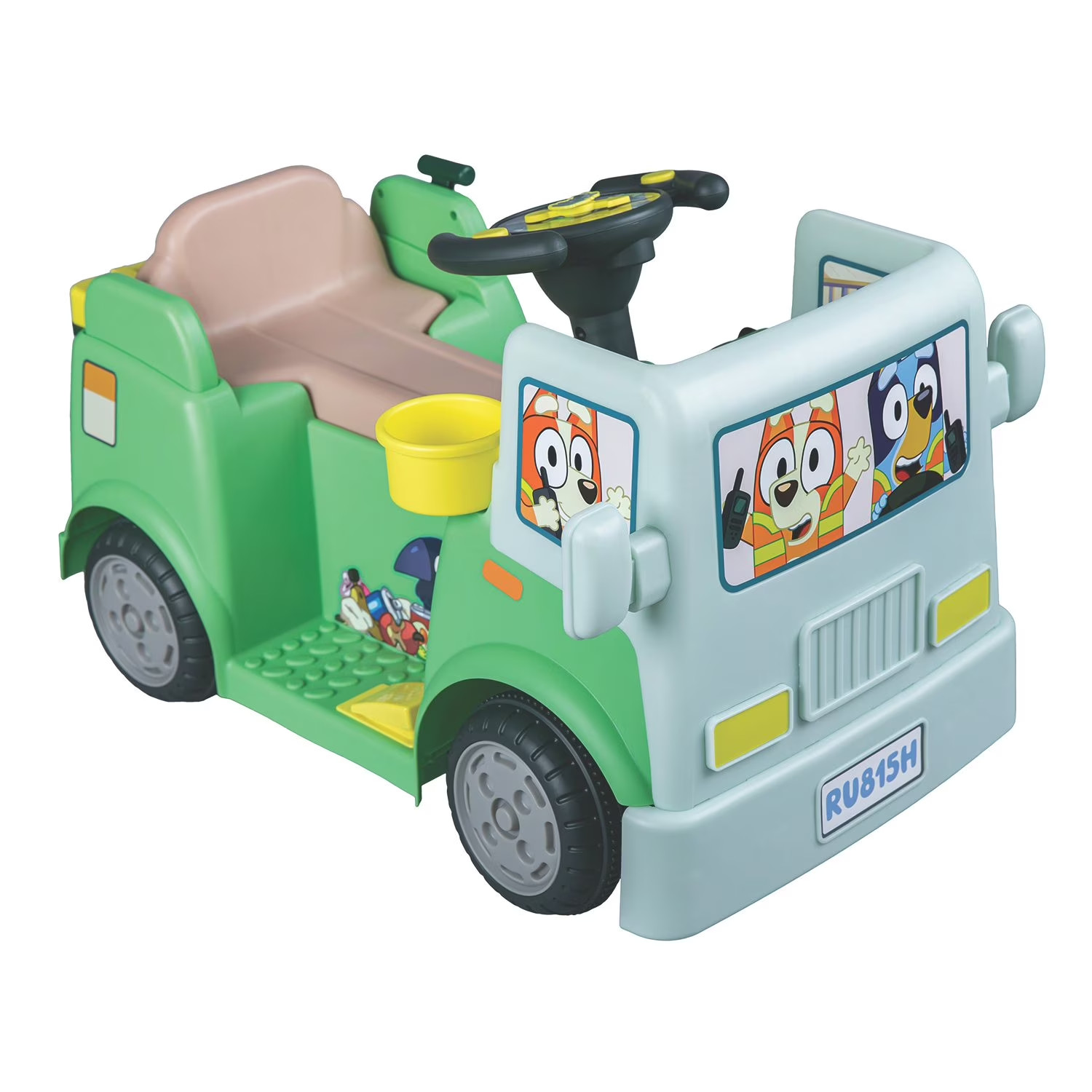 Bluey 6V Garbage Truck Ride-On Free Shipping