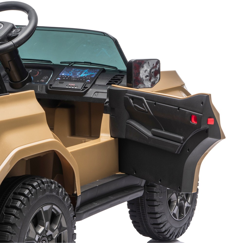 24V Ride On Car w/ 2.4G Remote Control & Bluetooth MP3 for Kids 3-6 Years