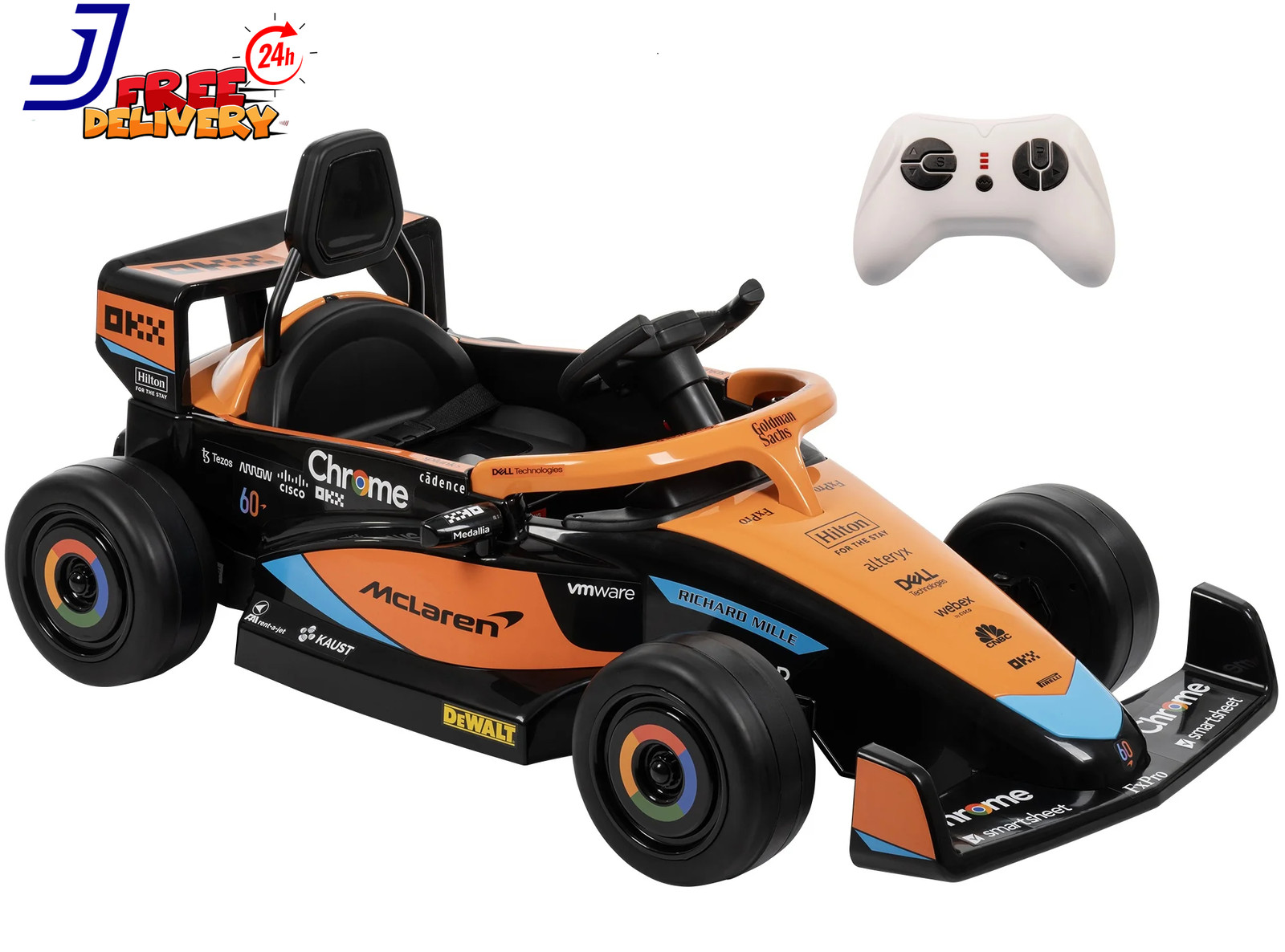 12V Mclaren F1 Race Car Kids Battery Ride-On Toy Remote Control FREE SHIPPING