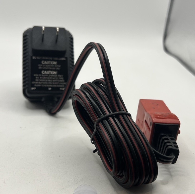 SafeAmp 6V Charger SA-CPW6RED Fisher-Price Power Wheels Red Battery 00801-0712