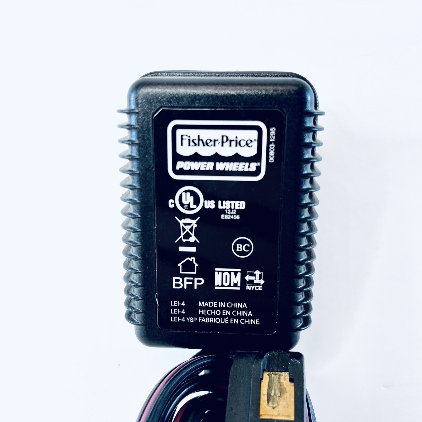 OEM Fisher Price Power Wheels 00803-1295 12V Battery Charger LEI-4 – SHIPS FREE!