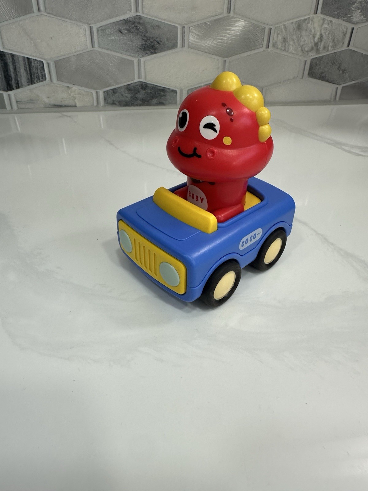 Car Toy for 1+ Year Old Baby Animal Dinosaur Racing Cars for Toddlers 1-3