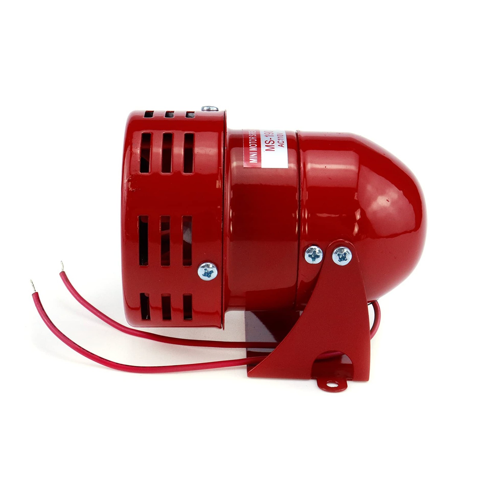 Motor Siren Red 1Pc AC 110V 114dB Industry Electric Motor Alarm Driven Siren,…