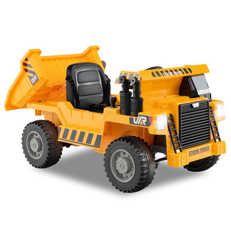 12V Battery Kids Ride on Electric Dump Truck Car Gift Kids w/Electric Dump Bed
