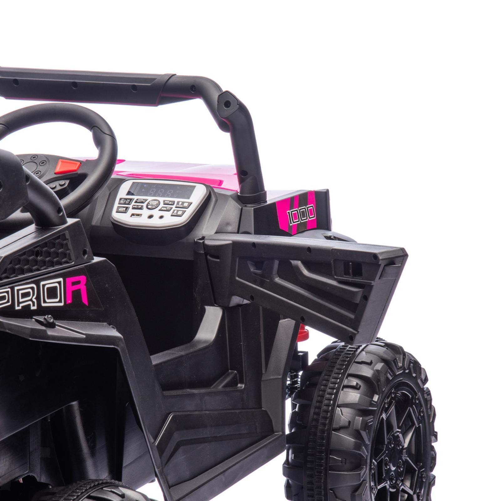 Kids 24V Electric UTV Vehicle with 400W Motor, Parent , LED Lights, , USB,