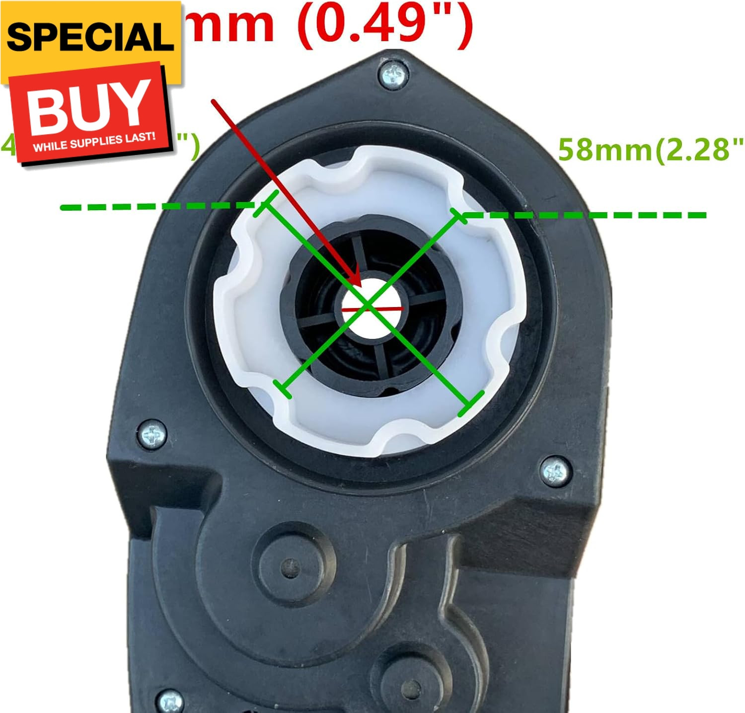 24V High Power Gearbox for Powered Wheel, 24 Volt 30000RPM High Torque Motor Gea