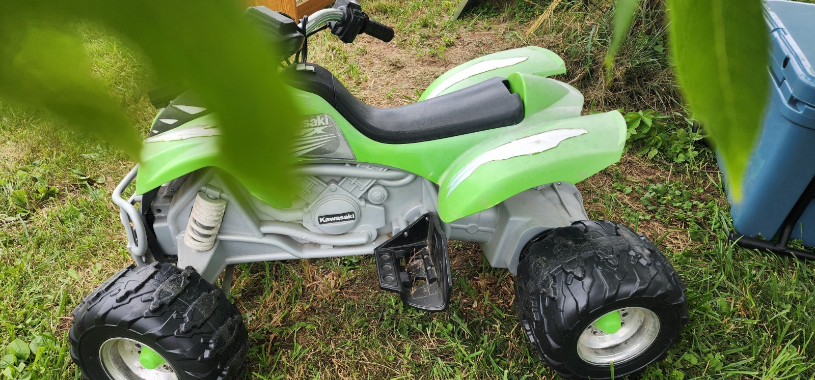 Fisher-Price Power Wheels Kawasaki KFX ATV – Green