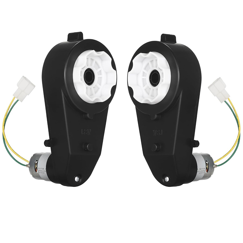 1 Pair 12V Power Wheels Gearbox 35000rpm Motor for Electric Car Kids Ride On Car