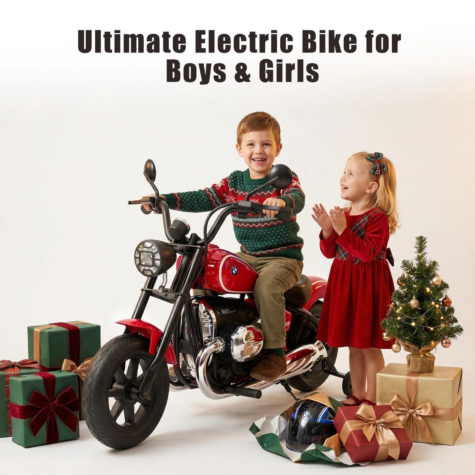 24V 9Ah Kids BMW Licensed Ride On Motorcycle Electric Dirt Bike Unisex 3-8 Year