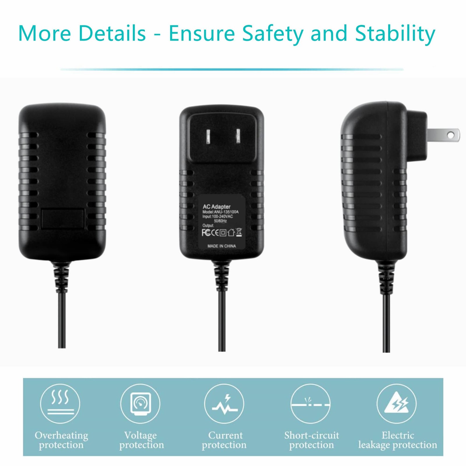 Dysead AC-DC Adapter Compatible with 8803-92 DynACraft Stable Buddies Black