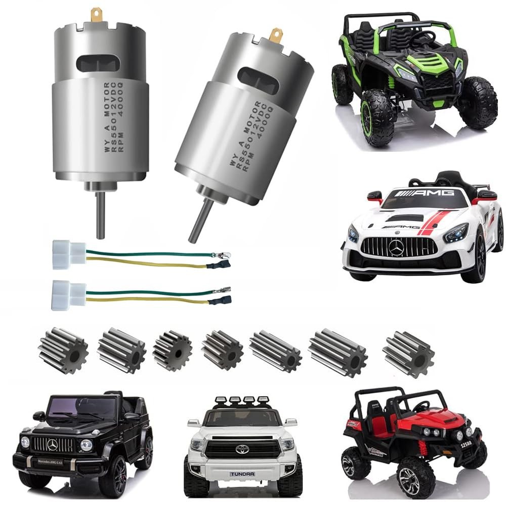 High-Performance 12V RS550 Electric Drive Motors with 7 Gear Teeth Options