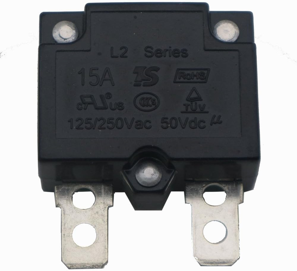 15A Circuit Breaker For Kids Ride On Toys Dual Drive Car Overload Protection