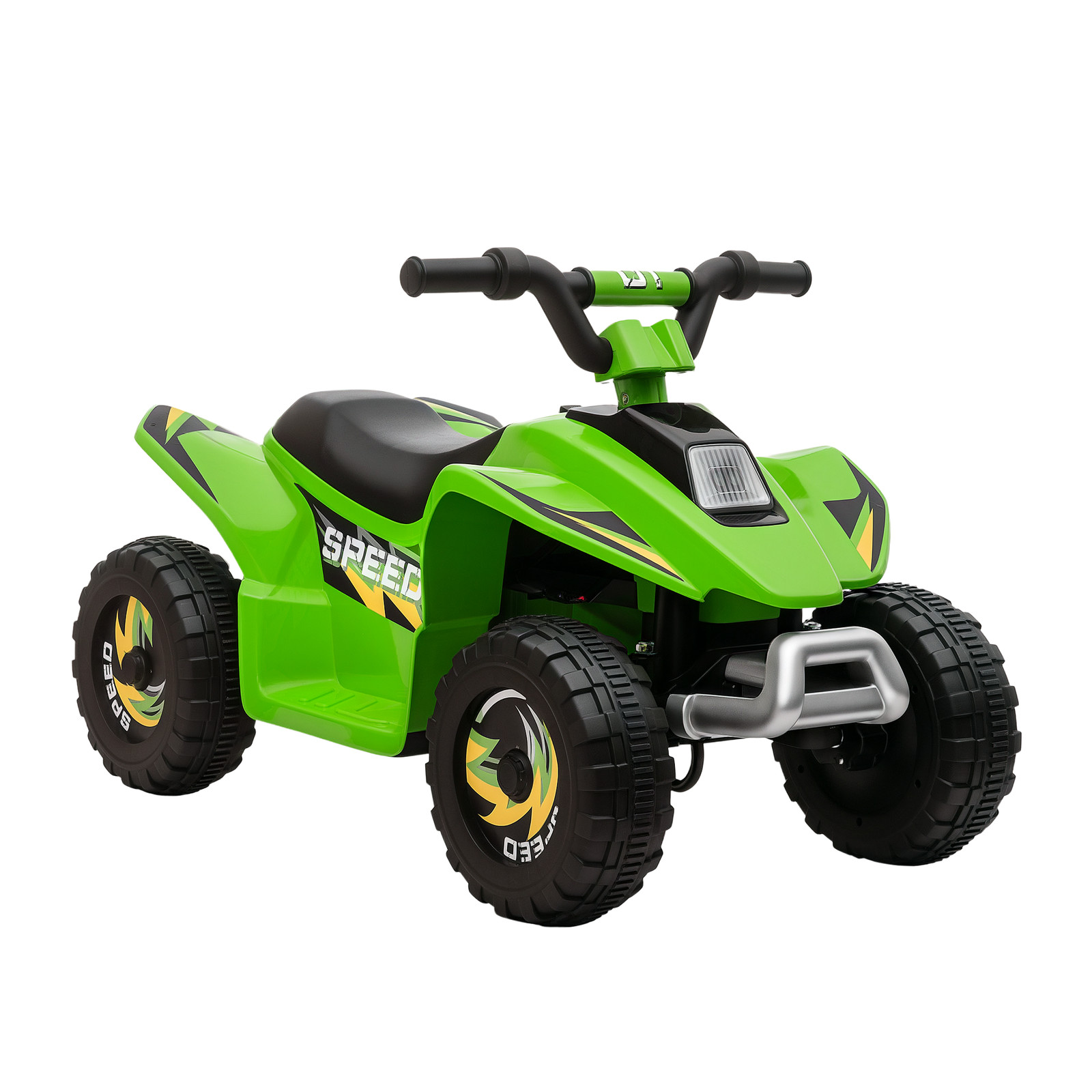 6V Kids Electric Ride on Car with Big Wheels 18-36 Months Old Green