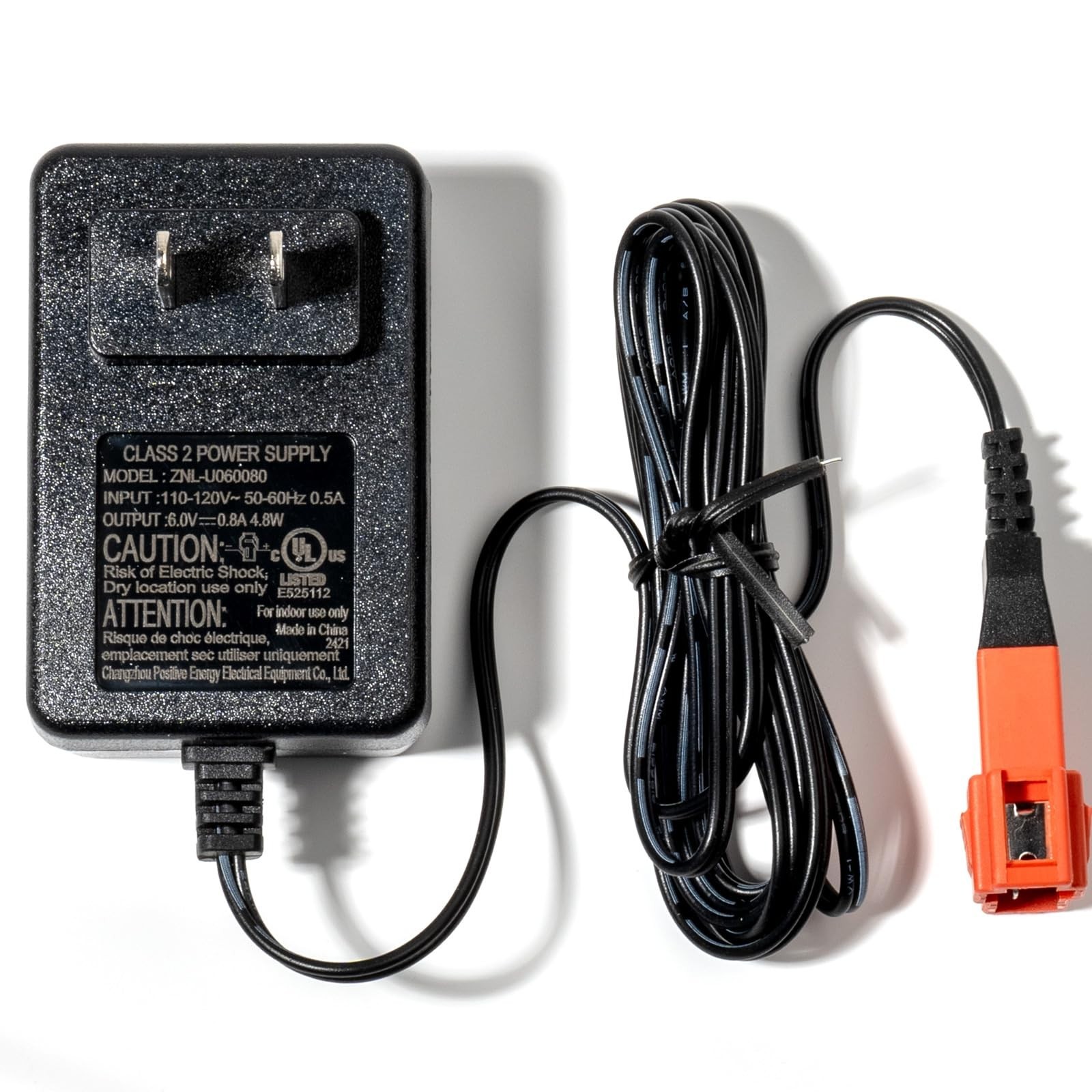 6V Charger for Kids Ride-On Car, Wiring Harness, Battery Connector, Power Supply