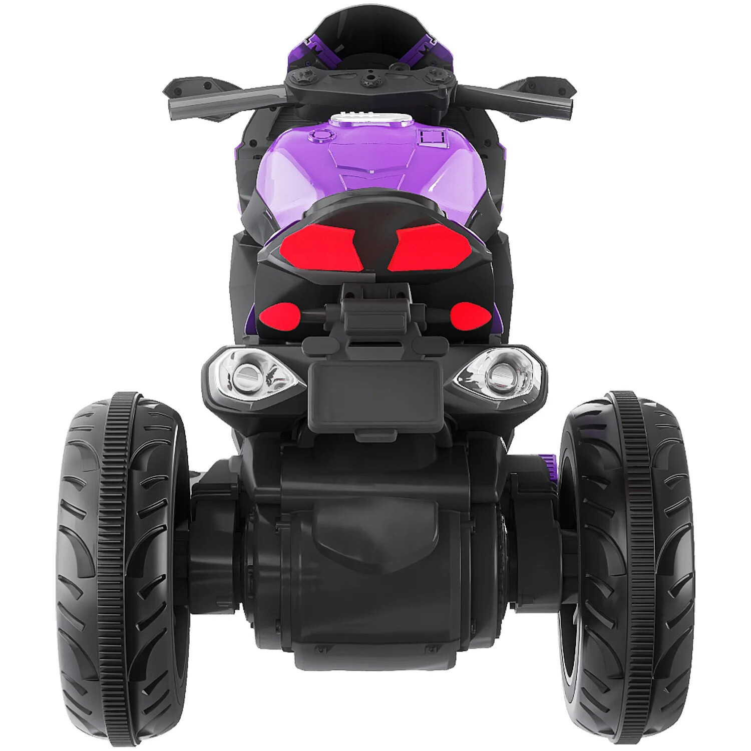 New Kids Ride On Dirt Bike 12V Electric Motorcycle 3 Wheels Lighting Purple US