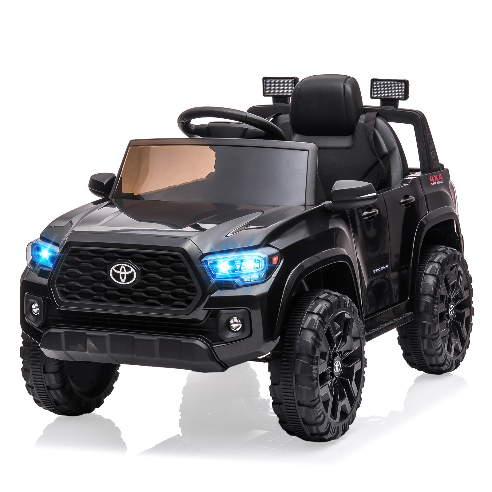 12V Kids Licensed Tacoma Electric Ride On Car Remote Suspension LED Safety Belt