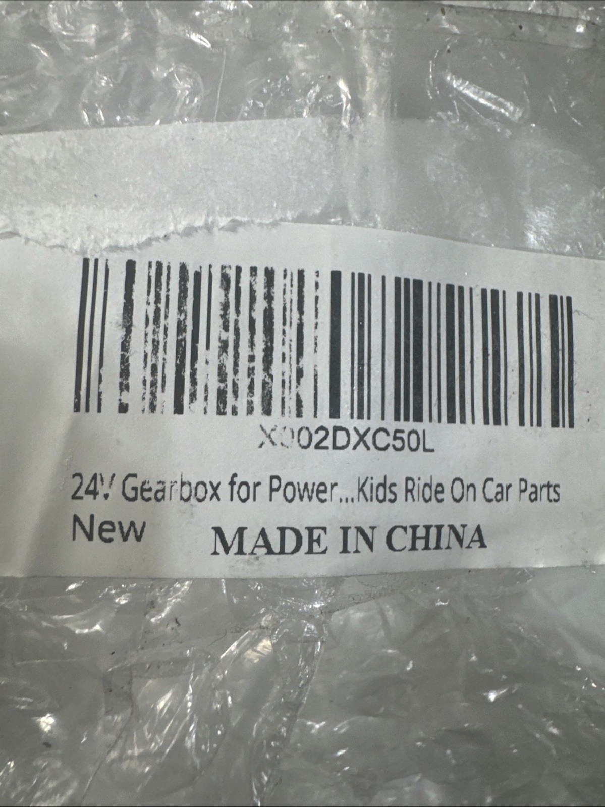 24V Gearbox for Power Wheels Large Axle Hole, 24 Volt Motor 30000RPM with Gea…