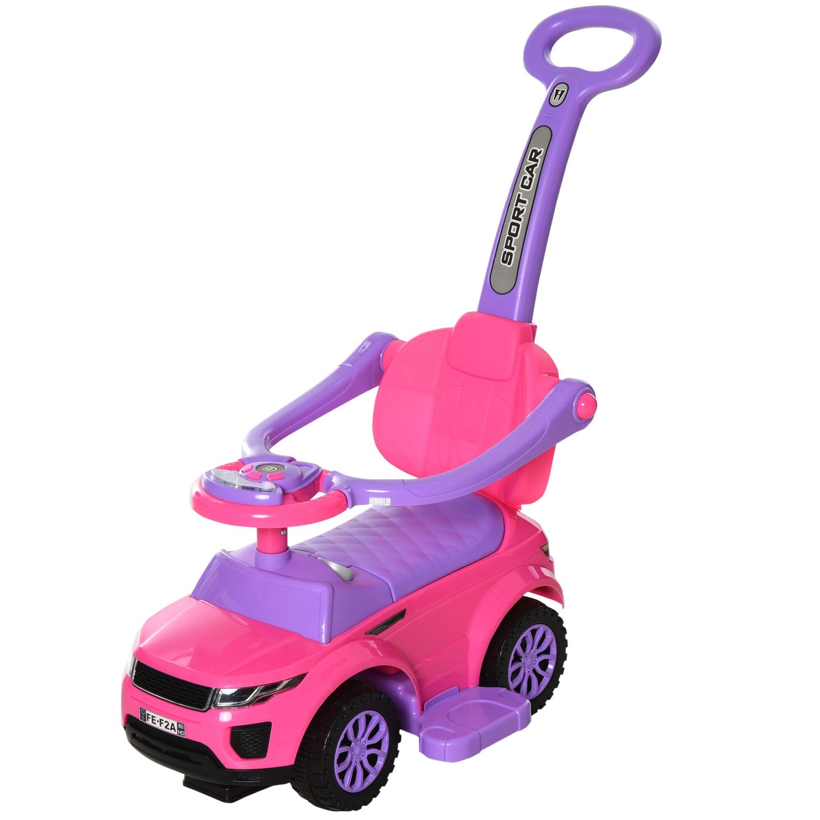 Musical Ride-On Experience with Steering Control, 55lb Capacity Frame