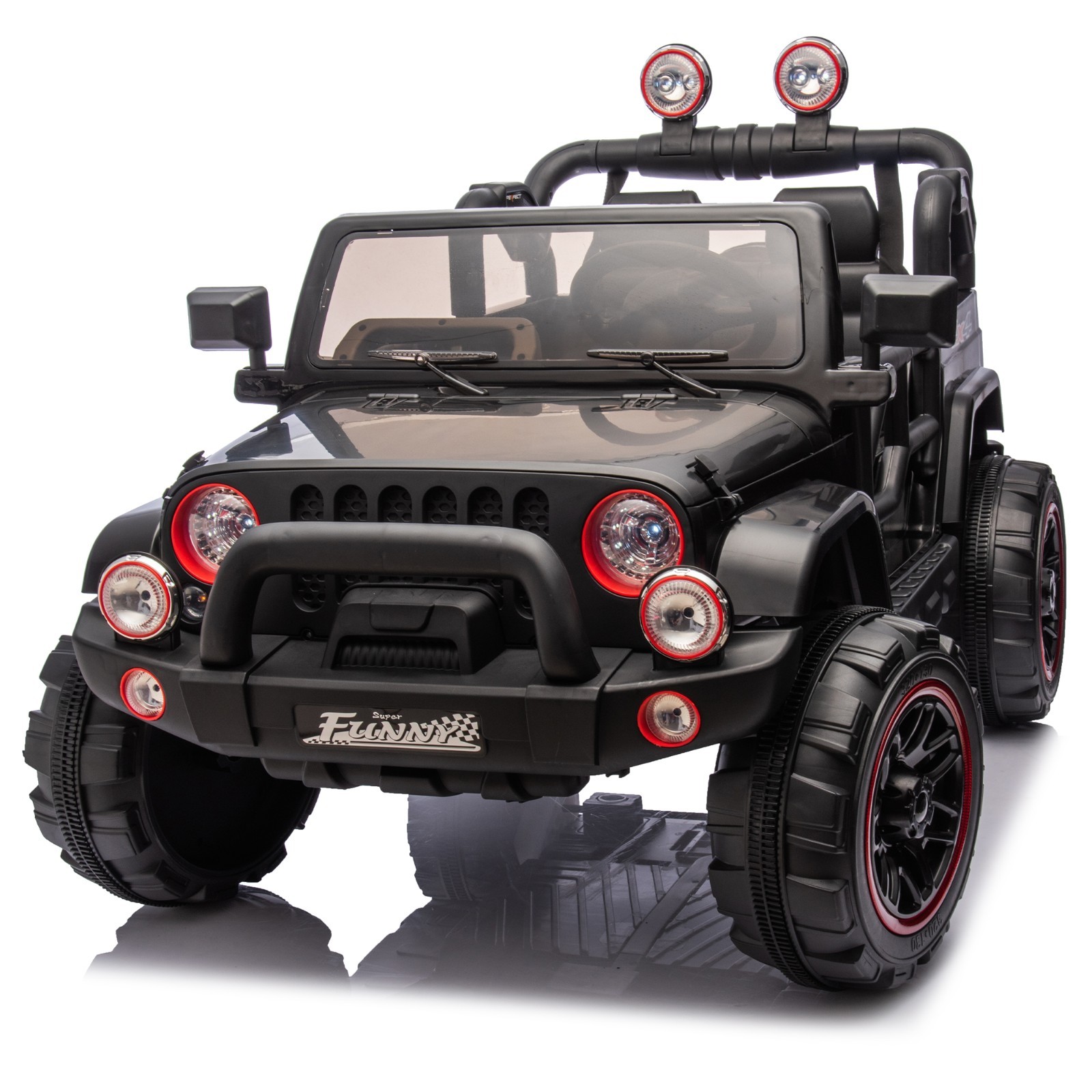 24V Kids Ride On Electric Car W/Parents Control,2WD,Rear suspension for Aged 3-8