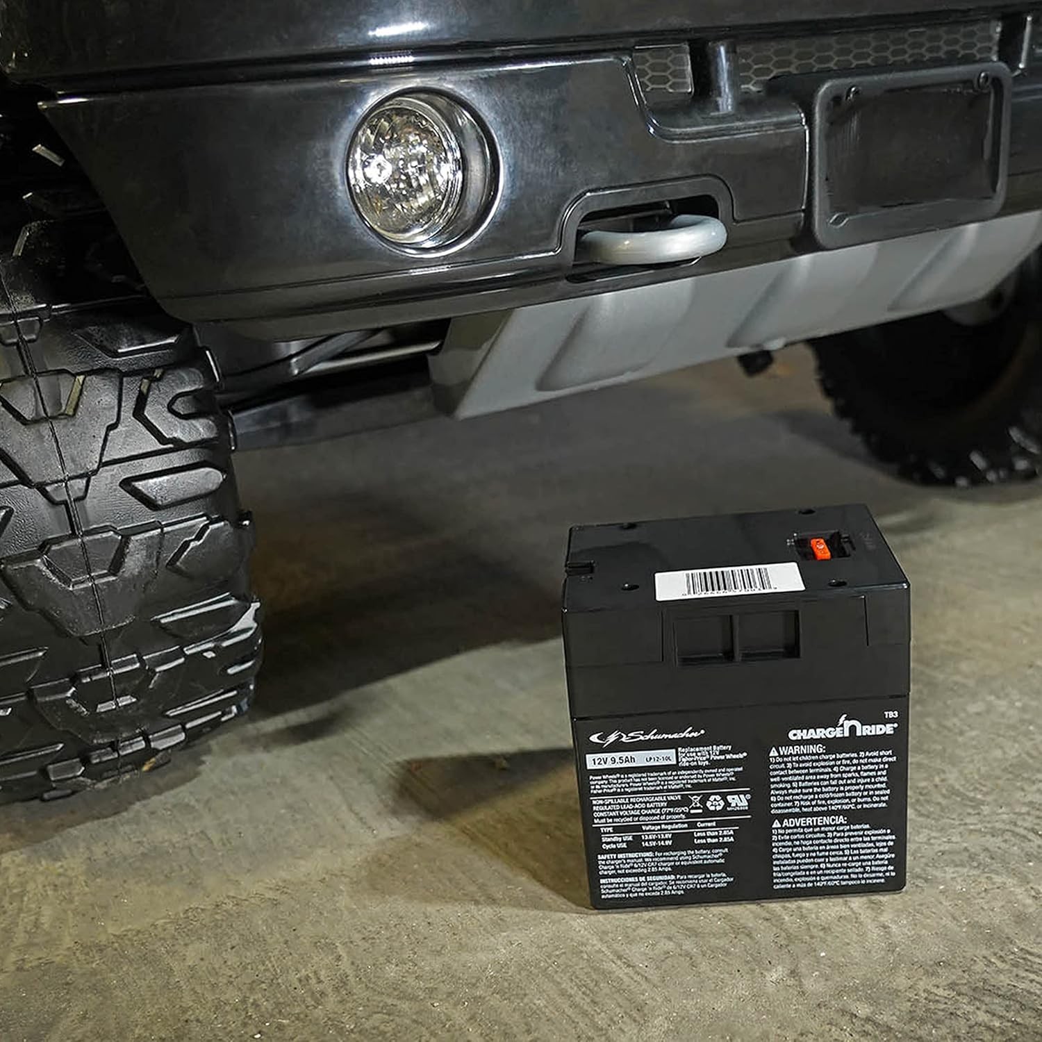 Electric 12V Battery for Ride on Toys – TB3 12V 9.5 Amp Hours & Replaceable Fuse