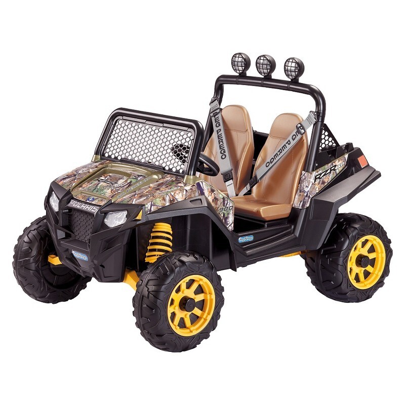 Peg Perego 12V Polaris RZR 900 Powered Ride-On Seats 2 children