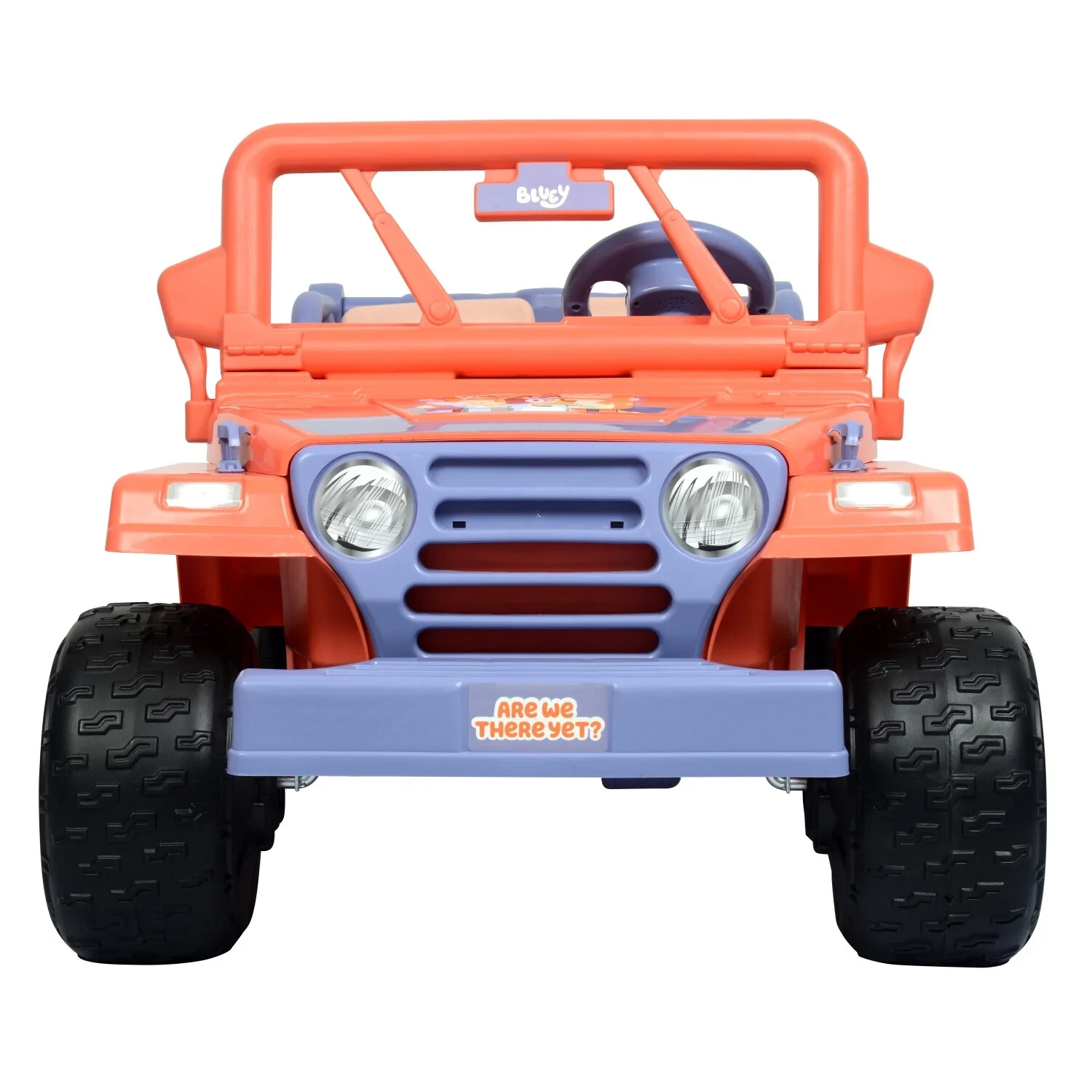 Bluey 4-Wheeler Battery-Powered 12V Ride-On Car w/ Songs from the Show, Ages 3+