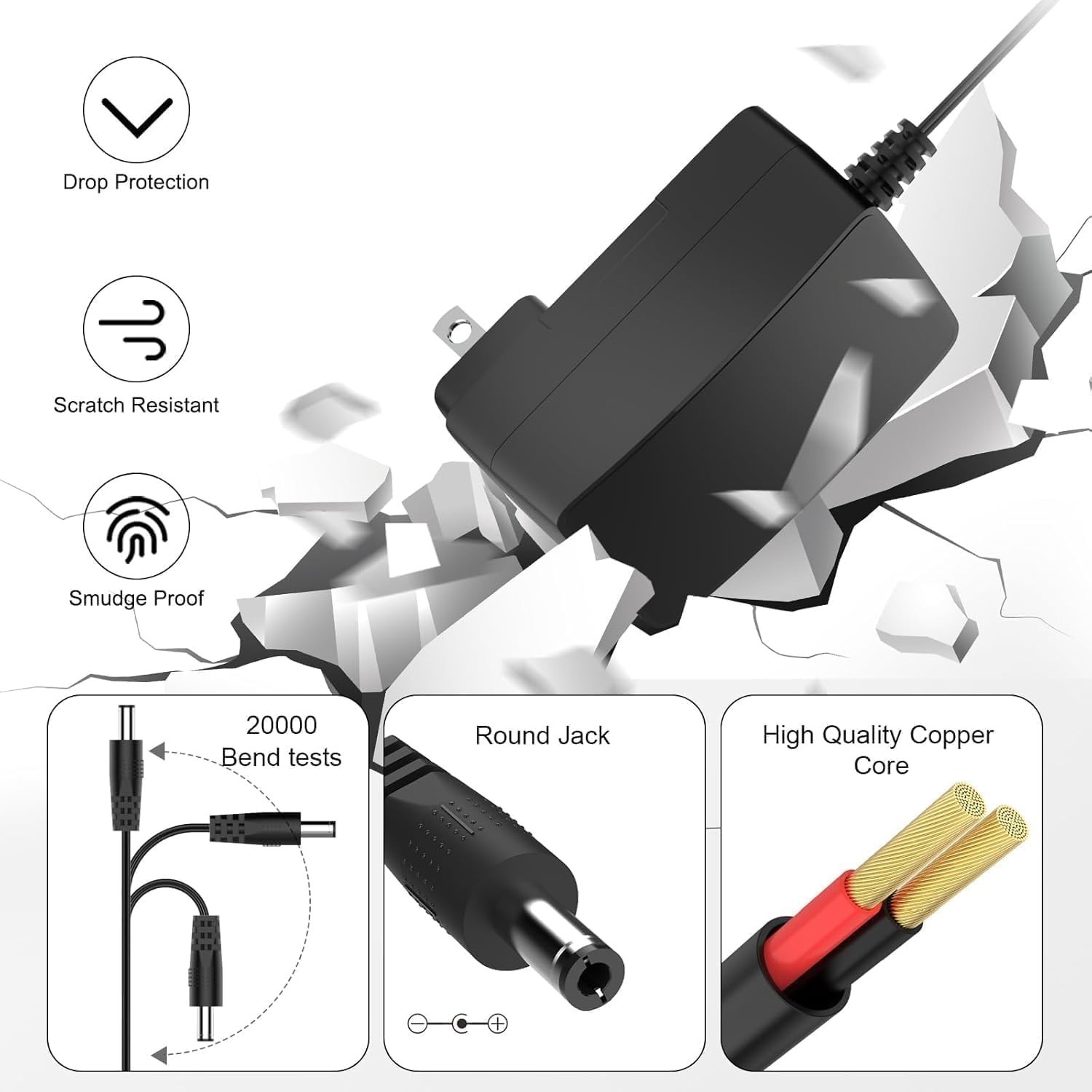Fast Charging 12V Electric Toy Car Charger for Kids – Safety Features Included