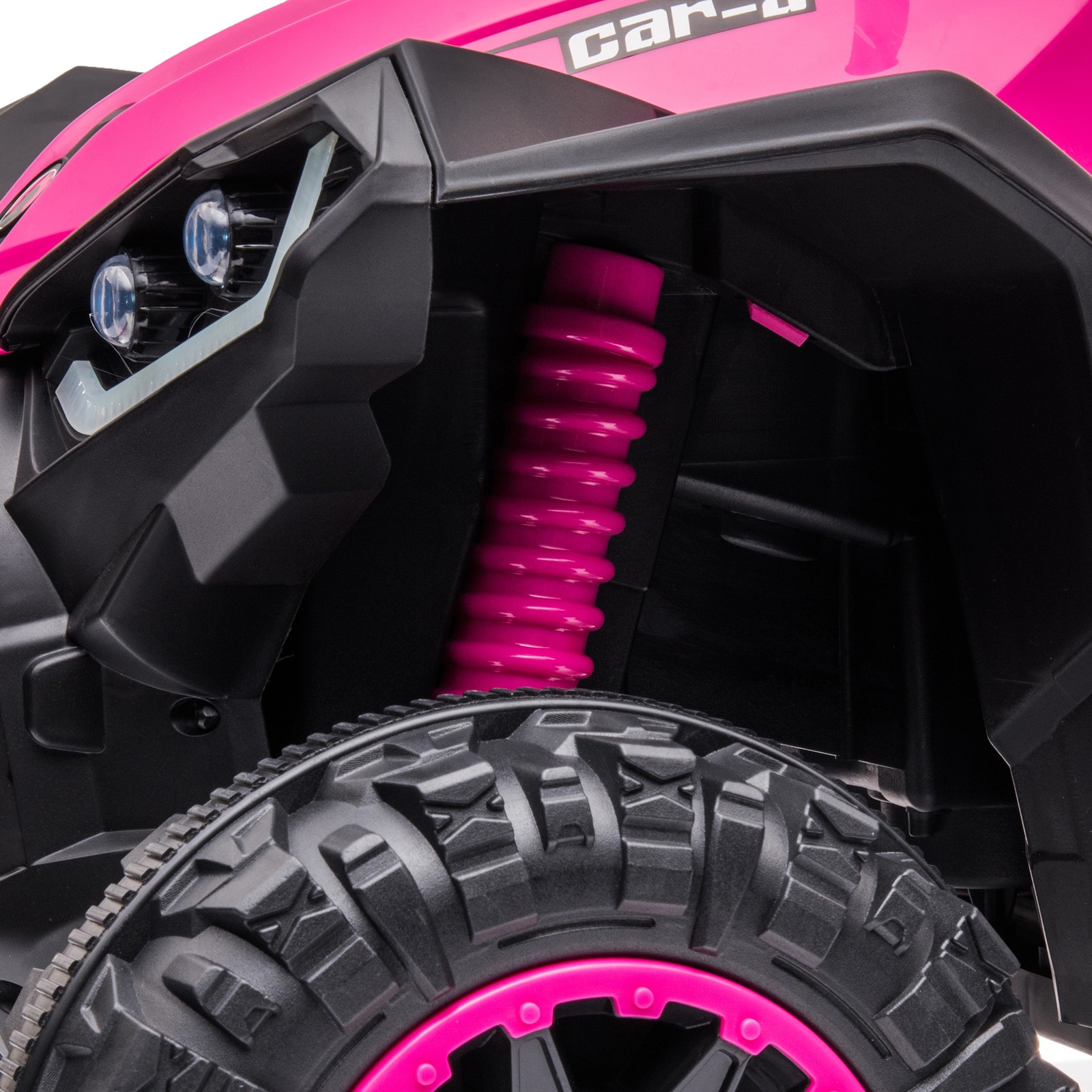 Four Wheeler for Kids with Music, Electric Ride-on Toy for Toddlers, Pink