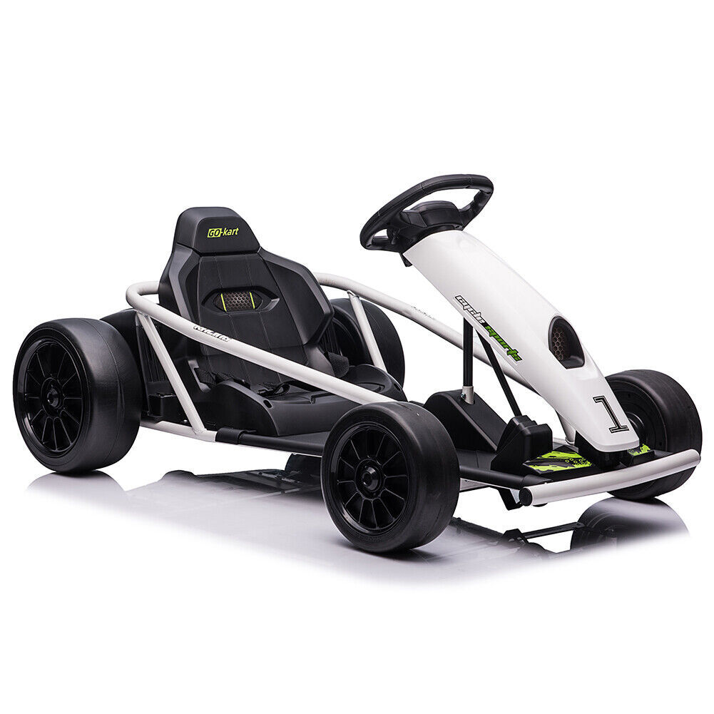 24V 9Ah Ride on Go Kart for Kids 8MPH High Speed Drifting Toys for 8-12 Years