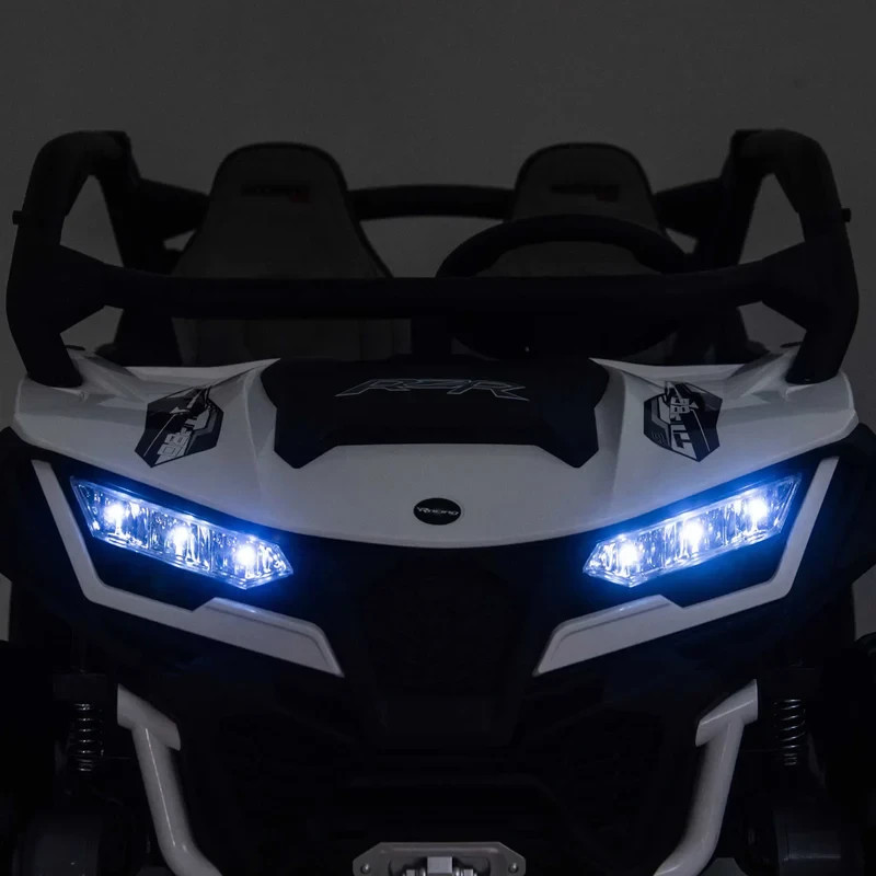24V 4WD KIDS BOYS RIDE ON UTV CAR,TWO SEATER SHOCK OBSORVERS LED LIGHTS MP3+ RC