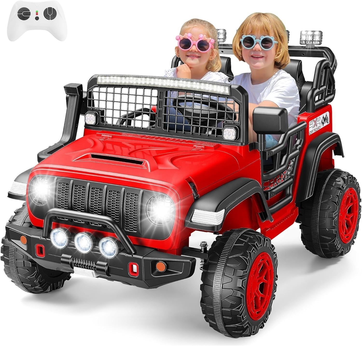 2 Seater Kids Electric Car 24V Ride on Toy Battery Power w/Remote Control Gifts