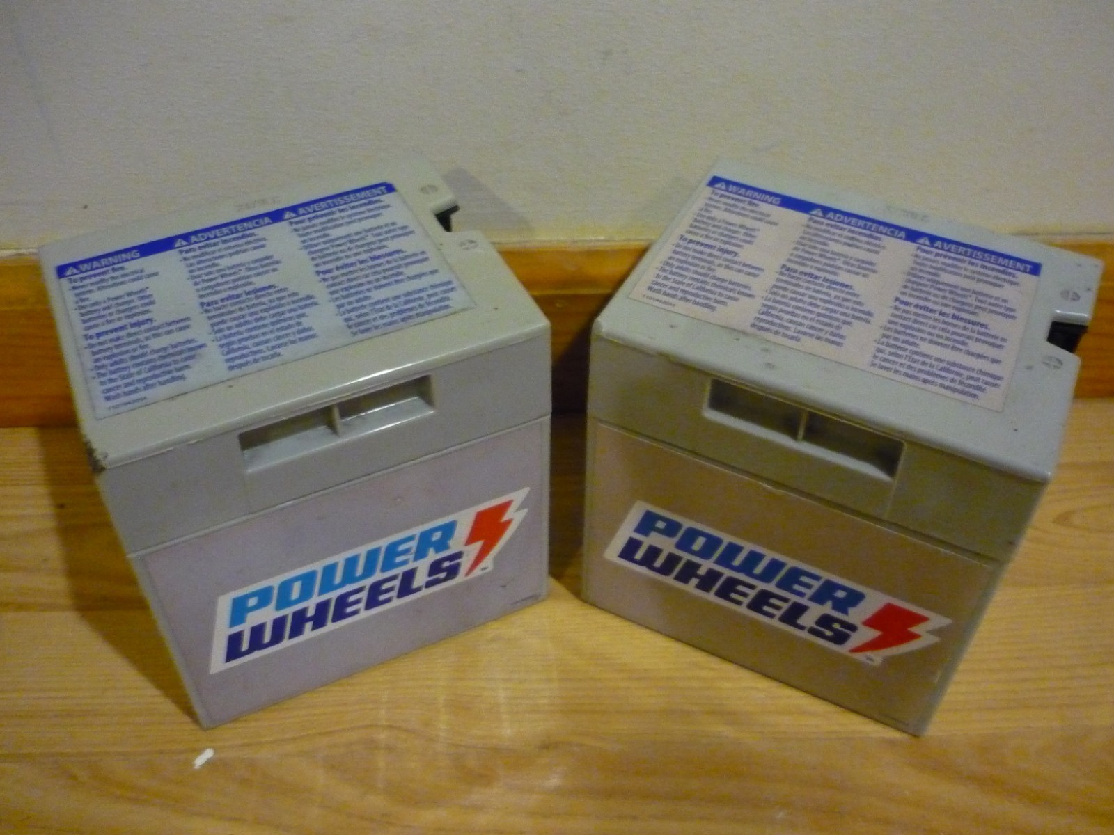 LOT OF 2 OEM POWER WHEEL BATTERIES 12V