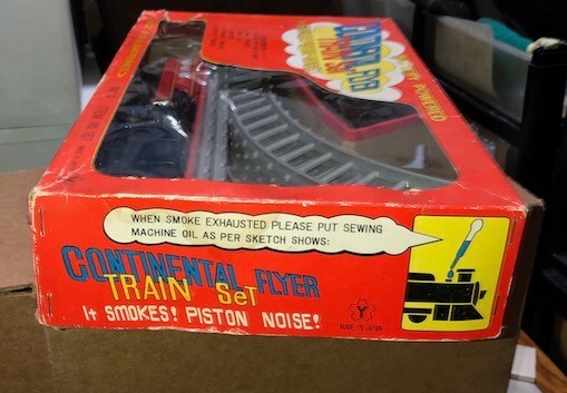 Vintage 1980s Continental Flyer Train Set Battery Operated Toy Boxed Original