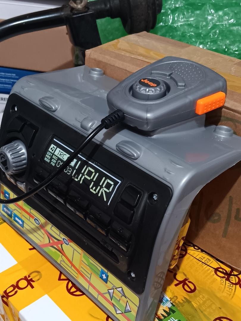 Power Wheels JEEP PA Sound Box Genuine ADD BATTERIES