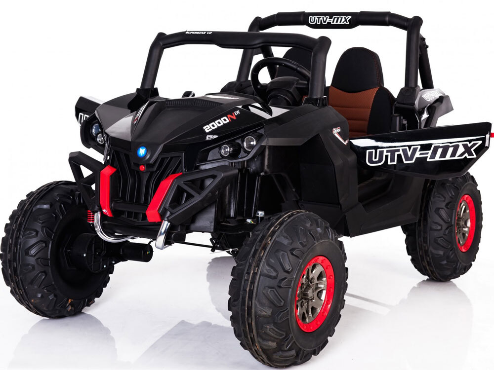 Electric UTV Kids Ride On 12V Battery Powered 4WD Utility Vehicle 2-Seater Car