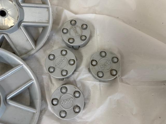 Power Wheels Wheel Jeep Hub Caps and Center Caps Silver Grey