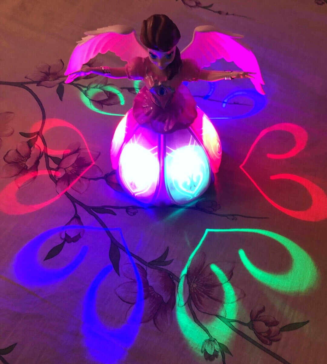 Dancing Angel Lighting Music Rotate Beautiful Doll Robot Toy Best Gift For Girls
