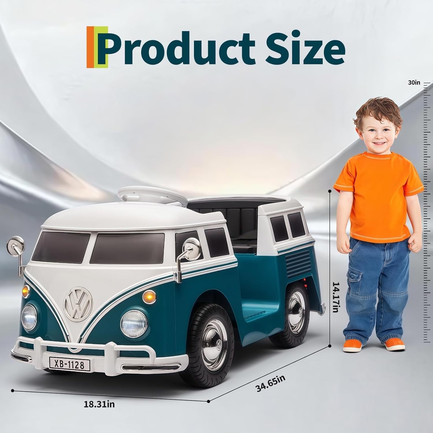 6V Ride on Toys for Kids Licensed Volkswagen Electric Car