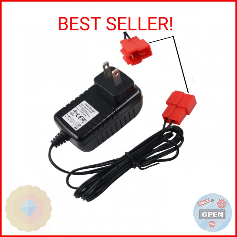 6V Kids Powered Ride On Car Charger, Replacement 6 Volt Battery Charger for Kid