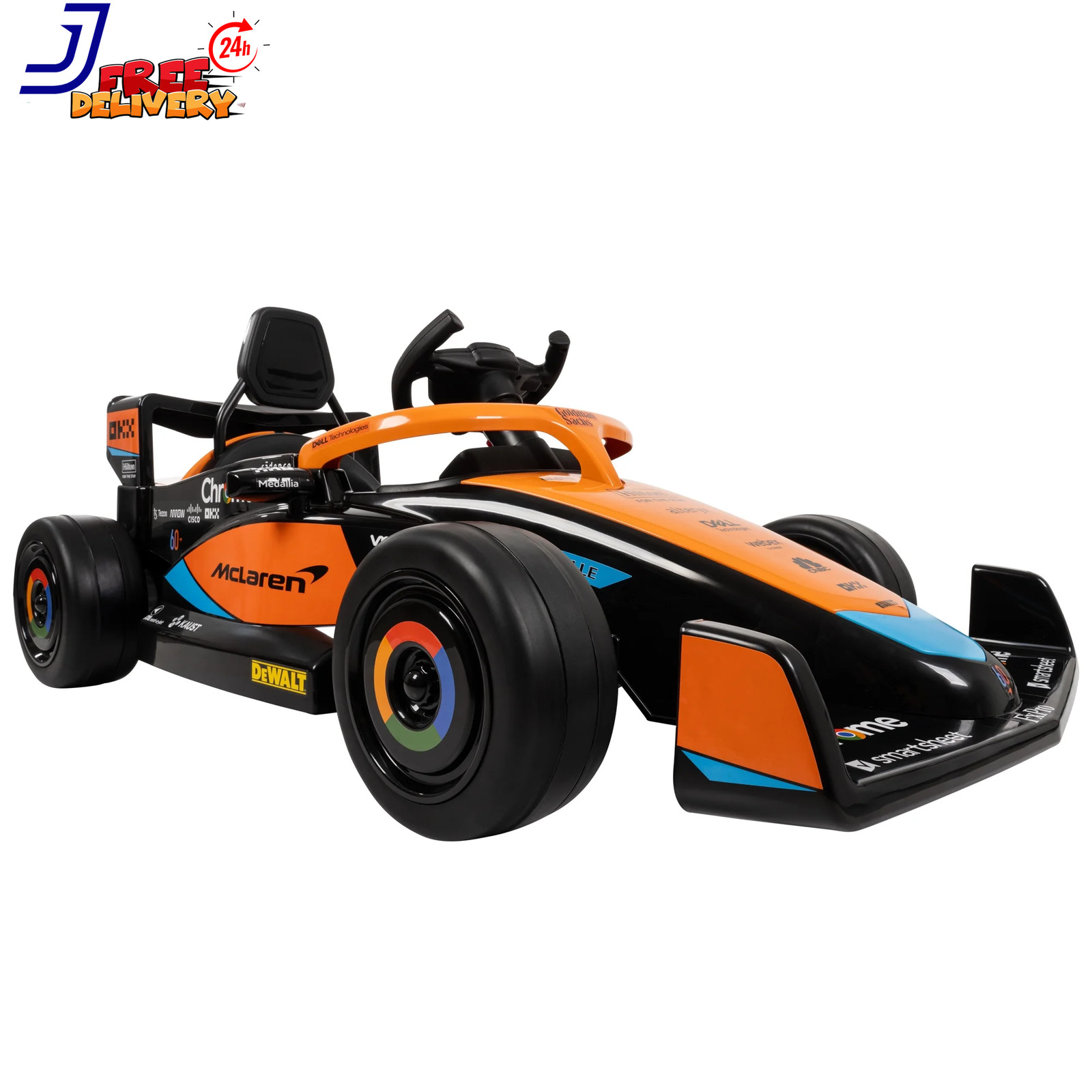 12V Mclaren F1 Race Car Kids Battery Ride-On Toy Remote Control FREE SHIPPING