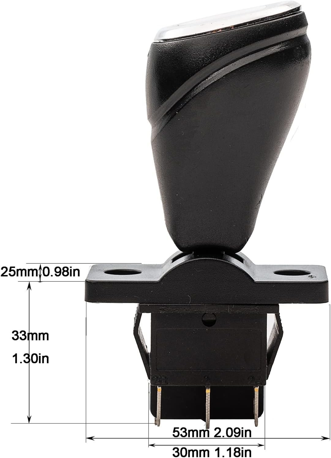 Automatic Reset Joystick Switch for Kids’ Bumper Cars – Plastic, Compact Design